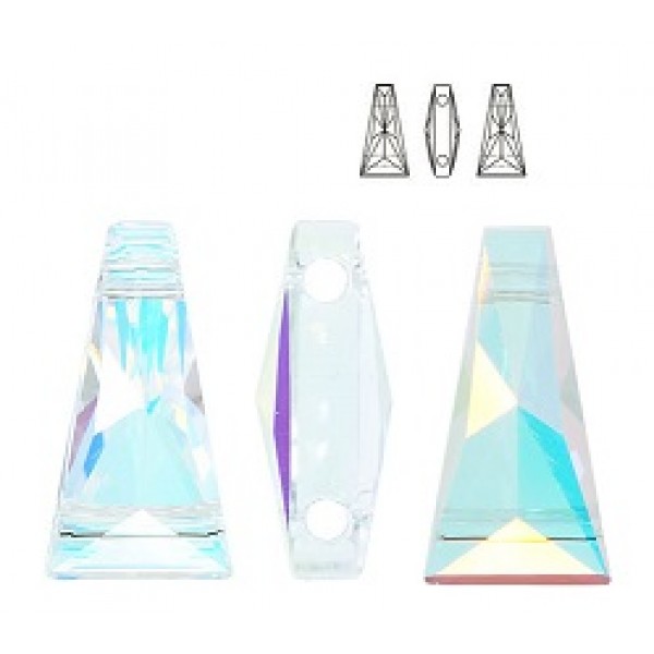 SWAROVSKI 5181 17x9mm Keystone Bead Crystal AB (x1)