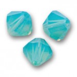 SWAROVSKI 5328 Bicone 6mm Pacific Opal (x10)