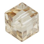 SWAROVSKI 5601 Cube 4mm Crystal Golden Shadow 'B' (x1)