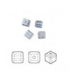 SWAROVSKI 5601 Cube 4mm Crystal Blue Shade 'B' (x1)