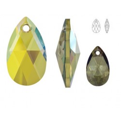 SWAROVSKI 6106 Pear Shape Pendant 22mm Crystal Iridescent Green (x1) 