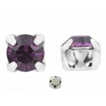 SWAROVSKI 53200 PP31 Chaton Montees Amethyst F (x10)