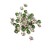 Fern Green F ss12 SWAROVSKI 53100 Rose Montees Silver Brushed (x10)