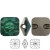 10mm Emerald SWAROVSKI 3009 Rivoli Square pogas (x1)