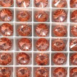 SWAROVSKI 1122 Rivoli 12mm Rose Peach (262) (x1)