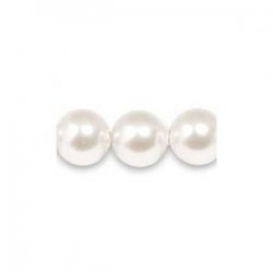 5811 Crystal White Pearl 10mm (001 650) (x1)