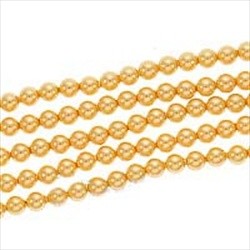 Crystal Gold Pearl 4mm (001 296) (x10)