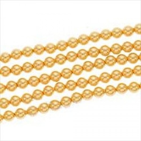 Crystal Gold Pearl 4mm (001 296) (x10)