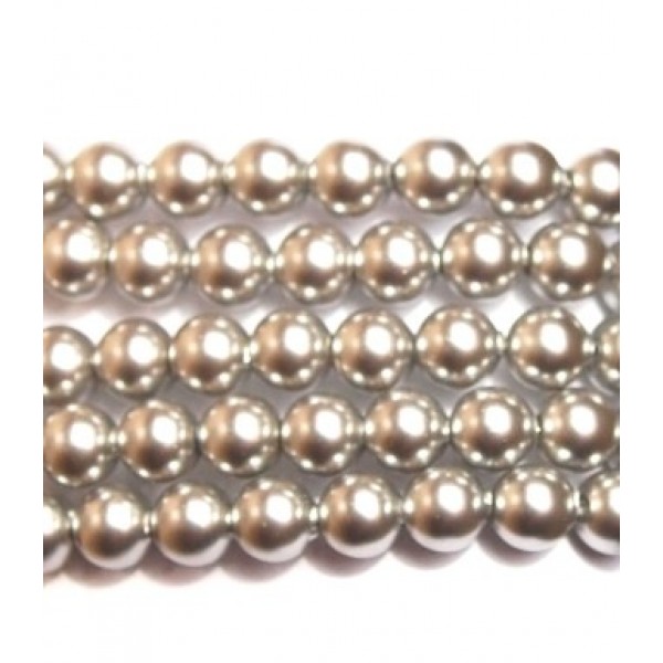 Crystal Light Grey Pearl 8mm (001 616) (x10)