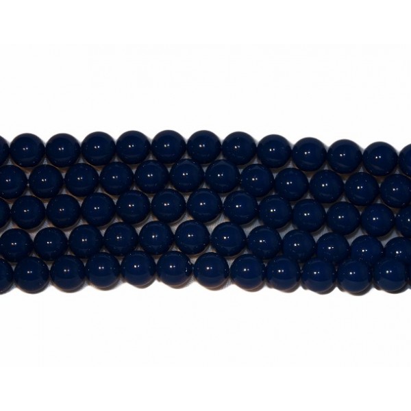 Crystal Dark Lapis Pearl 4mm (001 719) (x10)