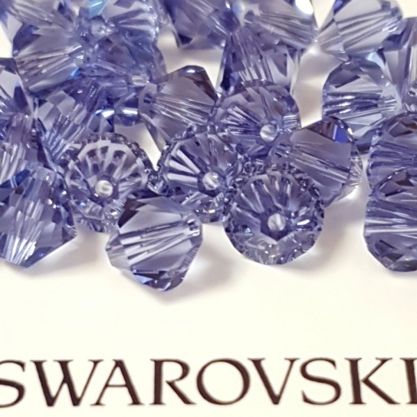 SWAROVSKI 5328 Bicone 3mm Tanzanite (x10)