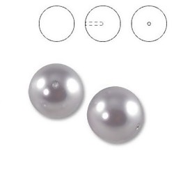 Half Drilled Crystal Lavender Pearl 8mm (001 524) (x1)