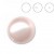 Half Drilled Crystal Rosaline Pearl 8mm (001 294) (x1)
