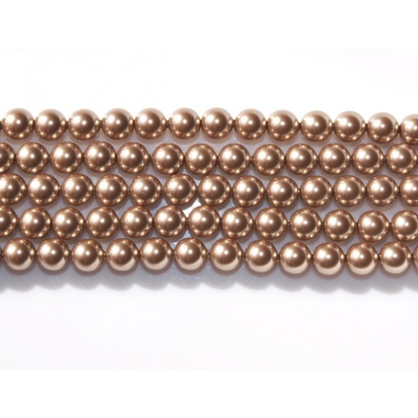 Crystal Bronze Pearl 6mm (001 295) (x10)