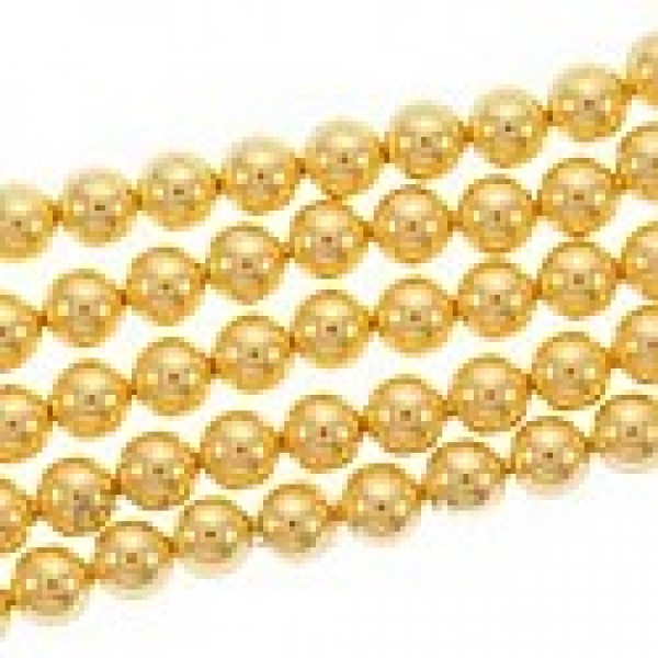 Crystal Gold Pearl 6mm (001 296) (x10)