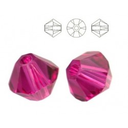 SWAROVSKI 5328 Bicone 3mm Fuchsia (x10)