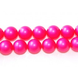 Crystal Neon Pink Pearl 10mm  (001 732) (x1)