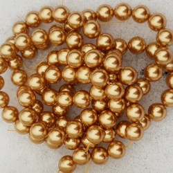 5811 10mm Crystal Bright Gold Pearl (001 306) (x1)