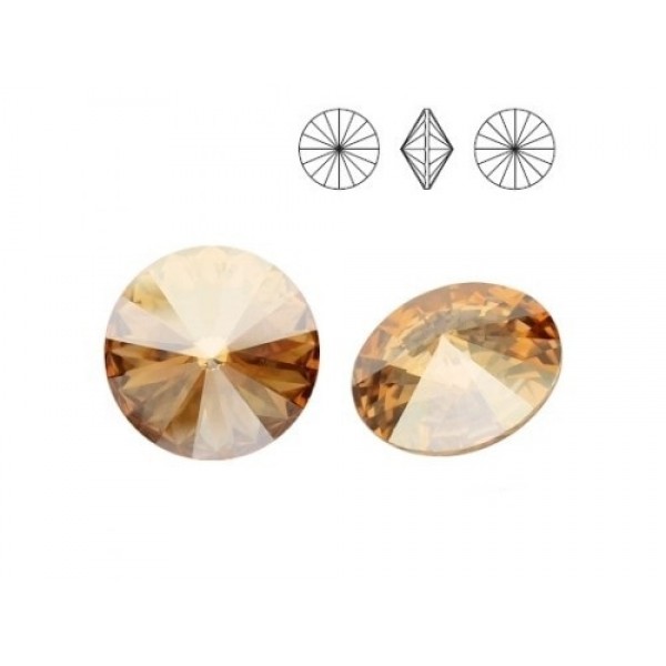 SWAROVSKI Rivoli 18mm Crystal Golden Shadow F (x1)