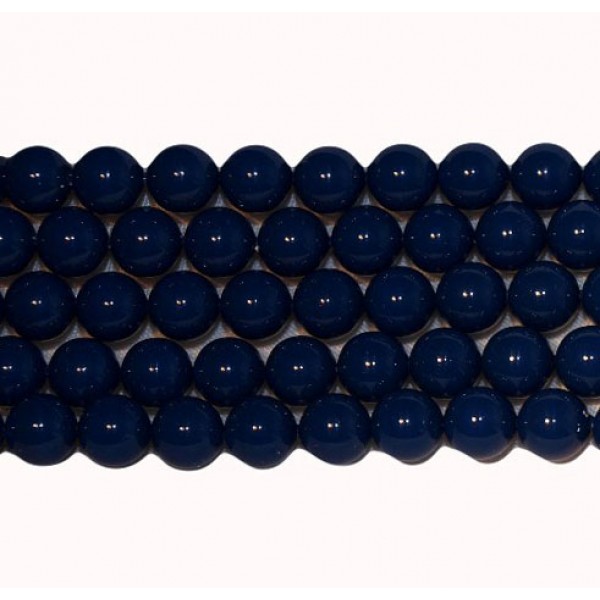 Crystal Dark Lapis Pearl 10mm (001 719) (x1)