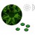 Dark Moss Green F ss30 SWAROVSKI 2088 Xirius Rose Flat Back Non-Hotfix (x1)