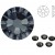 Graphite F ss5 SWAROVSKI 2058 Xilion Rose Flat Back Non-Hotfix (x10)