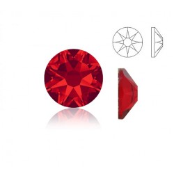 Light Siam F ss9 SWAROVSKI 2058 Xilion Rose Flat Back Non-Hotfix (x10)