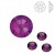 Amethyst F ss9 SWAROVSKI 2058 Xilion Rose Flat Back Non-Hotfix (x10)