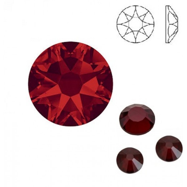 Siam F ss30 SWAROVSKI 2088 Xirius Rose Flat Back Non-Hotfix (x1)