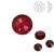 Siam F ss9 SWAROVSKI 2058 Xilion Rose Flat Back Non-Hotfix (x10)