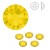 Yellow Opal F ss5 SWAROVSKI 2058 Xilion Rose Flat Back Non-Hotfix (x10)