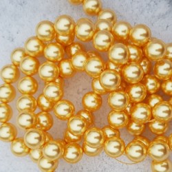 5811 10mm Crystal Gold Pearl (001 296) (x1)