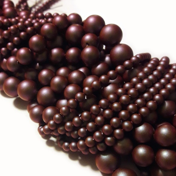 Crystal Iridescent Red Pearl 8mm (001 947) (x10)