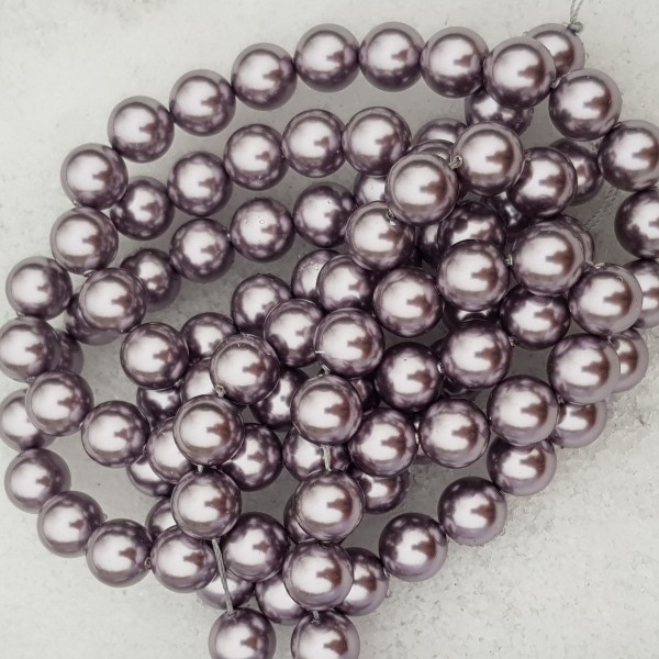 5811 10mm Crystal Mauve Pearl (001 160) (x1)