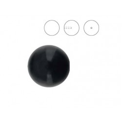 Half Drilled Crystal Mystic Black Pearl 8mm (001 335) (x1)