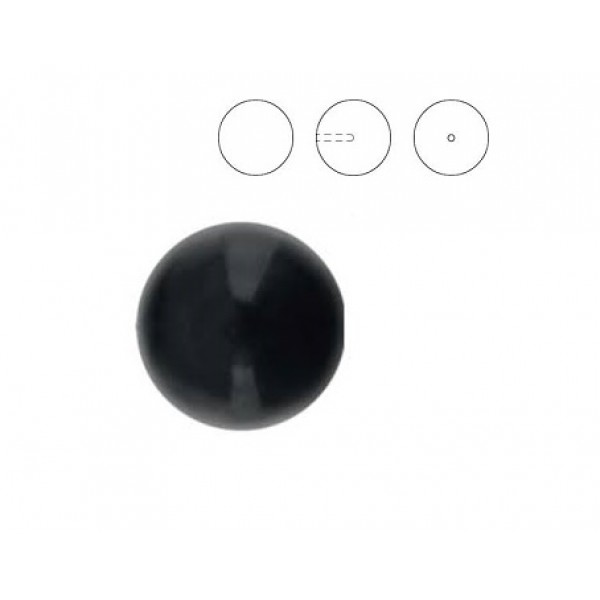 Half Drilled Crystal Mystic Black Pearl 8mm (001 335) (x1)