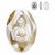 SWAROVSKI 6871 Buddha Pendant Crystal Golden Shadow (x1)