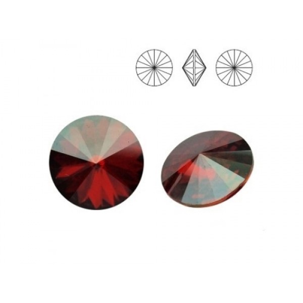SWAROVSKI Rivoli 14mm Crystal Red Magma F (x1)