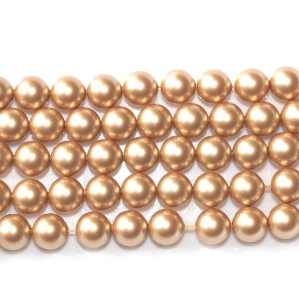 Crystal Vintage Gold Pearl 4mm (001 651) (x10)