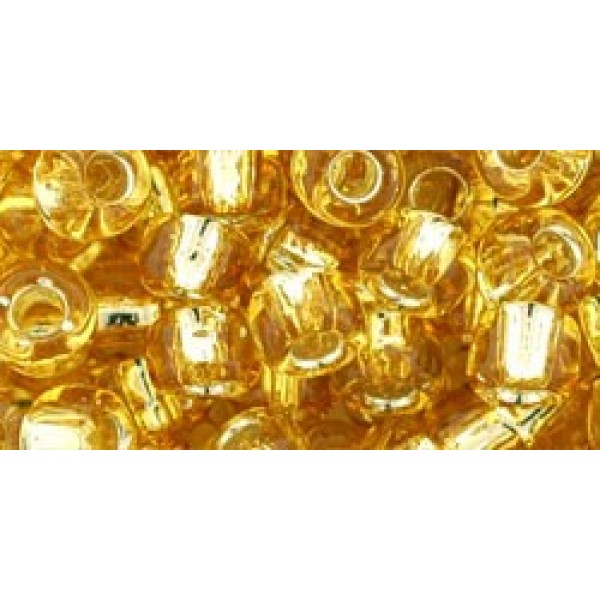 Toho Silver-Lined Lt Topaz 20g