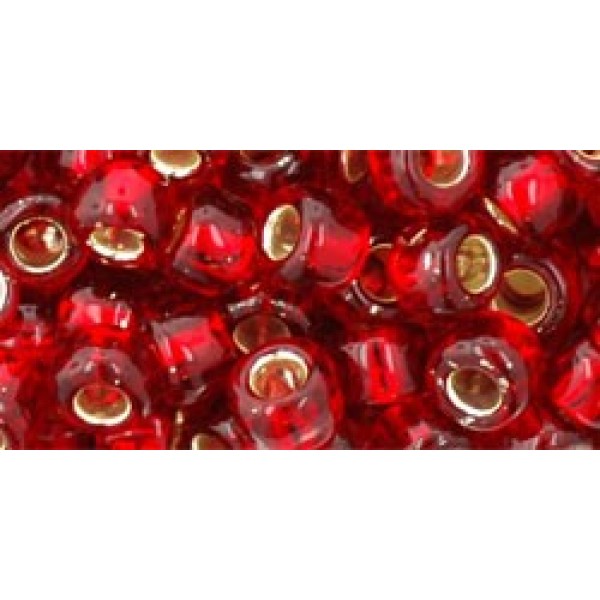 Toho Silver-Lined Ruby 20g