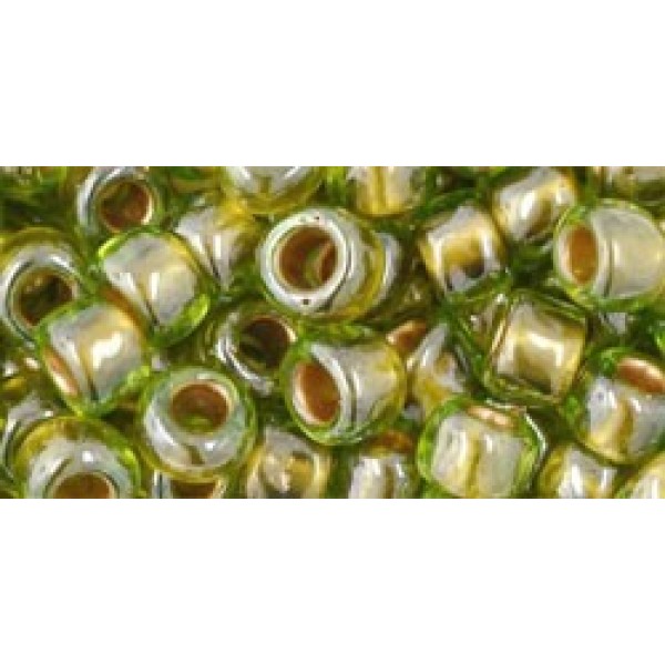 Toho Gold-Lined Peridot 20g