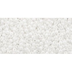 Toho Opaque Lustered White 10g