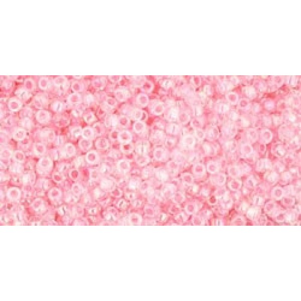 15/0 Toho Dyed-Rainbow Ballerina Pink (10g)