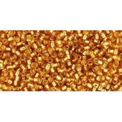 Toho Silver - Lined Topaz 10g