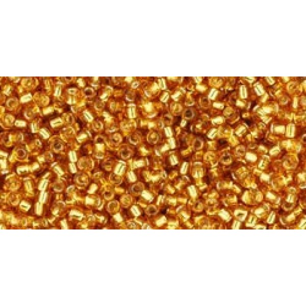 Toho Silver - Lined Topaz 10g