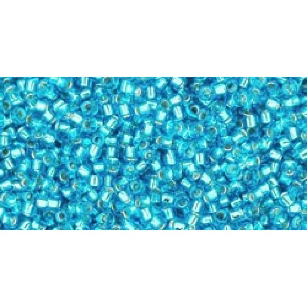 Toho Silver-Lined Dk.Aquamarine 10g