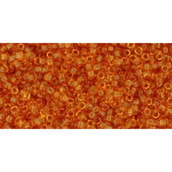 Toho Transparent Topaz 10g