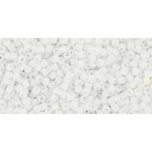 15/0 Toho Opaque White 10g