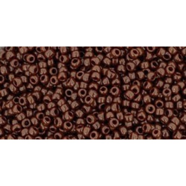 15/0 Toho Opaque Oxblood 10g